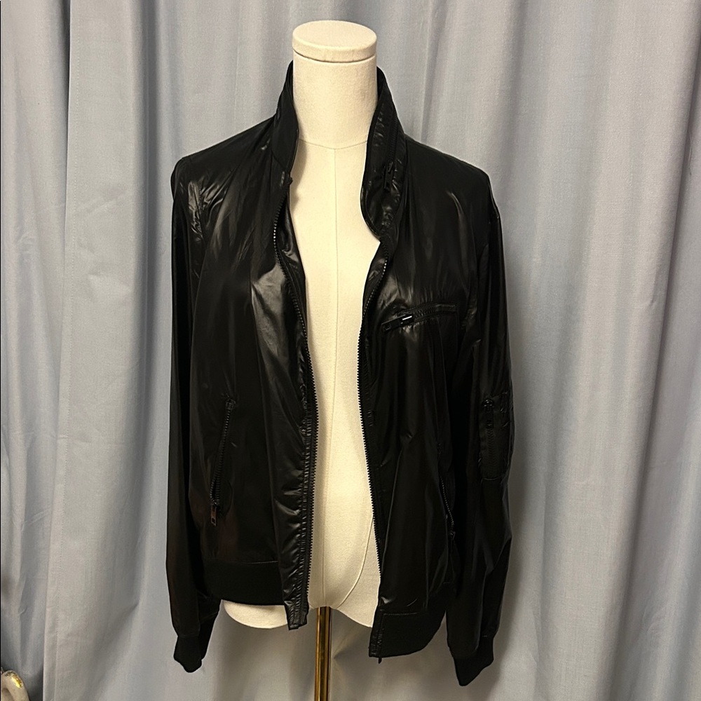 Women's Black Bomber Jacket